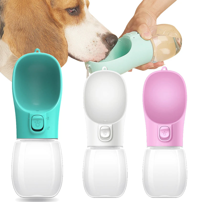 Portable Pet Water Bottle — Leakproof Travel Drinking Bottle for Dogs & Cats