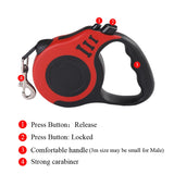 Retractable Dog Leash — Strong Durable Nylon Lead for Small & Medium Dogs