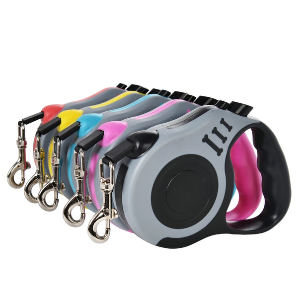Retractable Dog Leash — Strong Durable Nylon Lead for Small & Medium Dogs