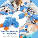 Interactive Plush Chew Toy — Squeaky Bite Toy for Cats & Dogs