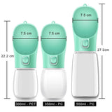 Portable Pet Water Bottle — Leakproof Travel Drinking Bottle for Dogs & Cats